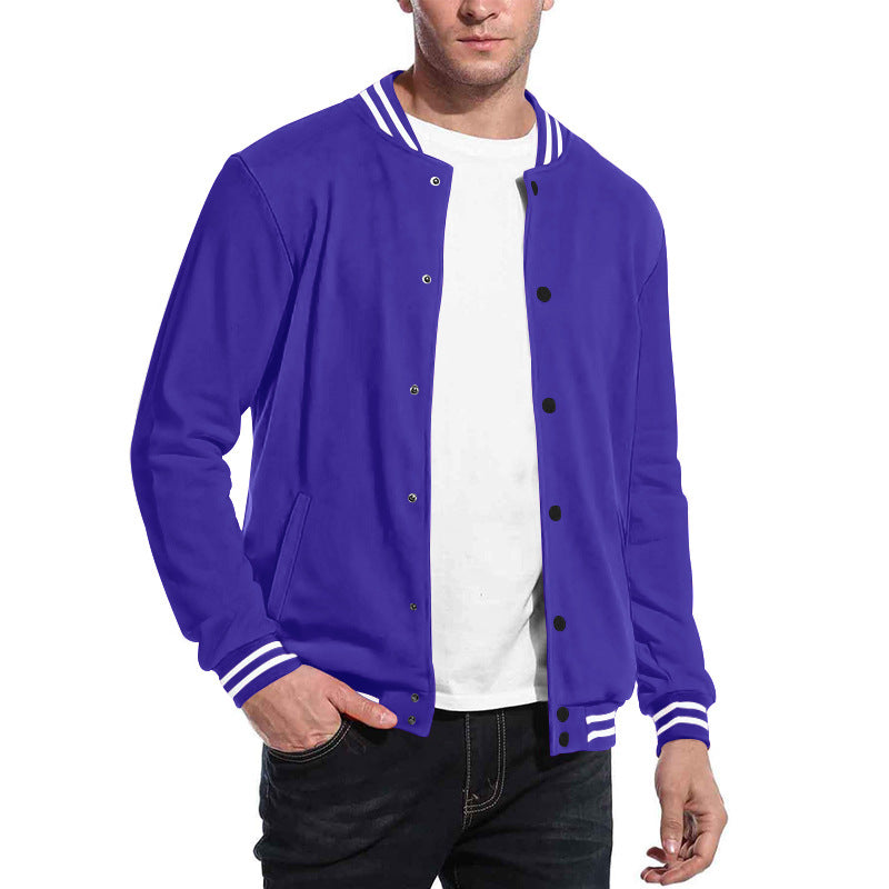Herren Sport-Jacke im College-Stil mit praktischen Taschen und modernem Schnitt