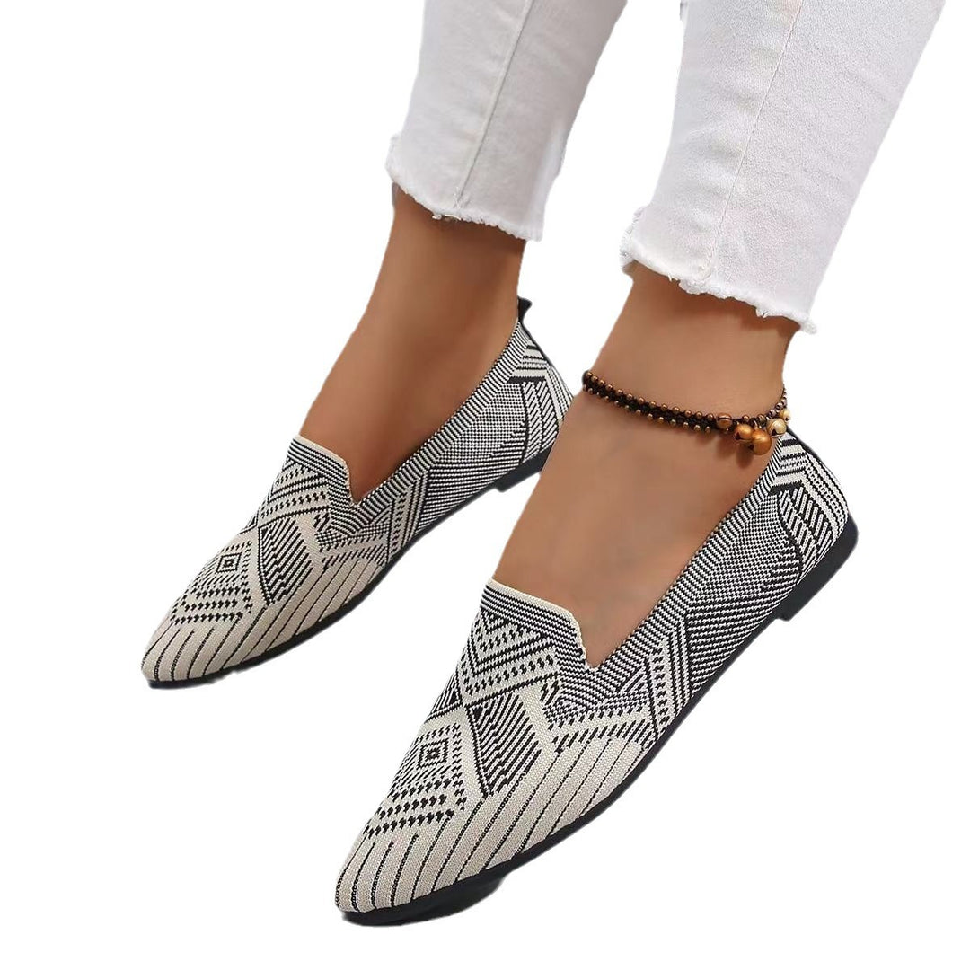 Damen modische Slipper mit Halloween-Motiv und elastischem Obermaterial R&B