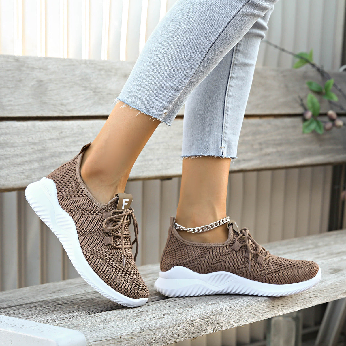 Damen atmungsaktive Freizeitsneaker