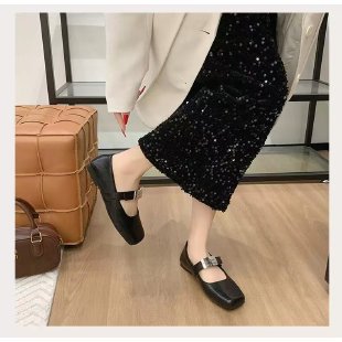 Damen Ballerinas mit modischer Riemchenverzierung R&B