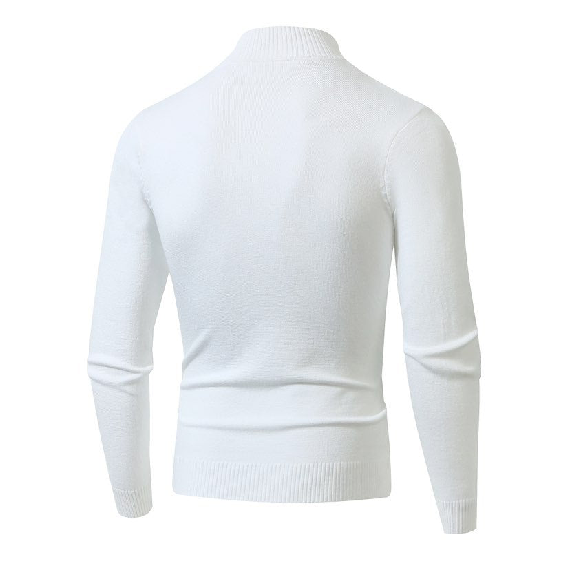 Herren Strickpullover mit modernem Strukturmuster R&B