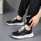 Damen Sneaker aus hochwertigem Leder mit dämpfender Sohle R&B