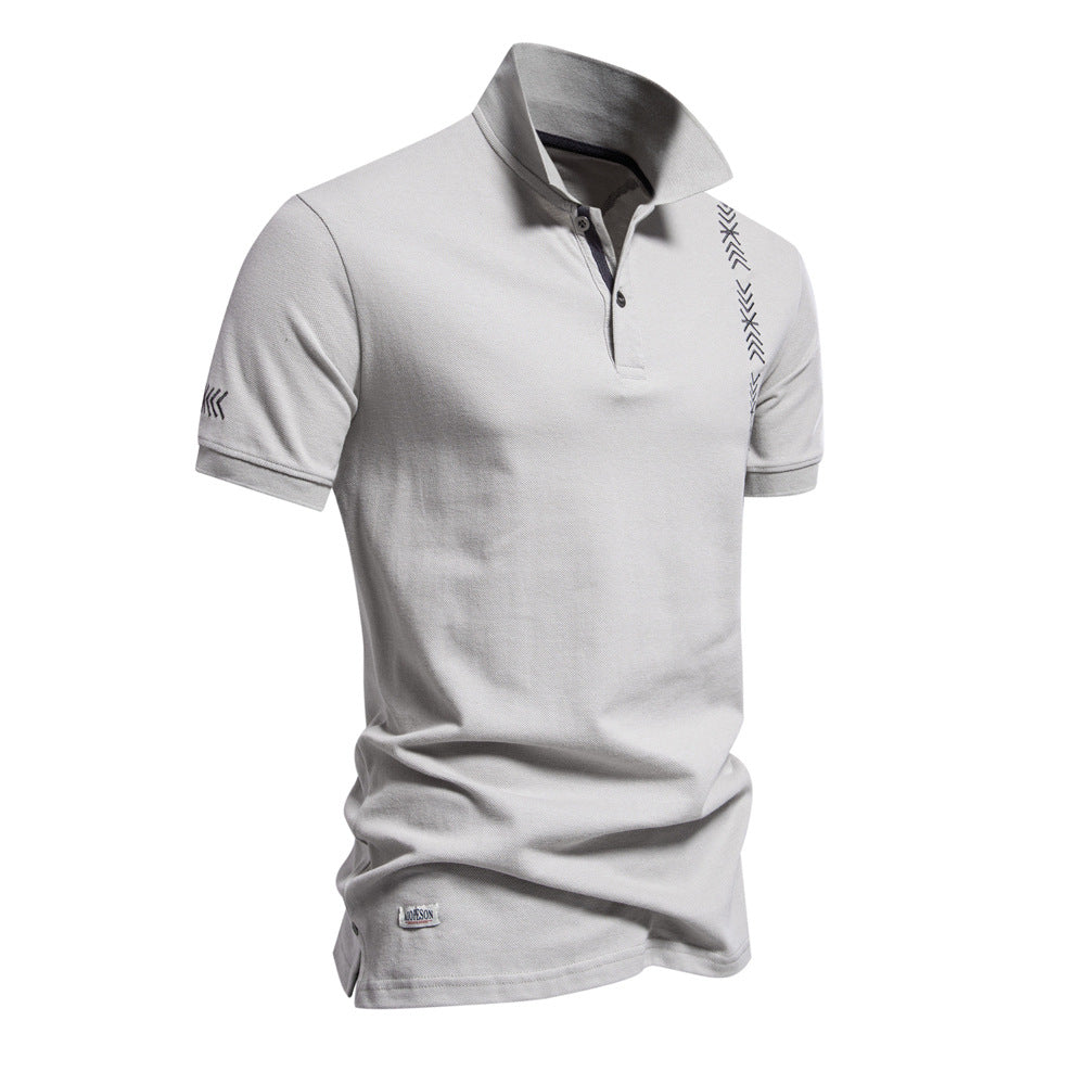 Herren Polo-Shirt mit modernem Design und feiner Struktur