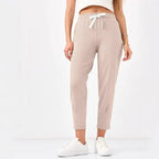 Damen Elegante Jogginghose mit Kordelzug und schmalem Schnitt R&B