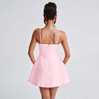 Damen Freizeitliches Minikleid mit schmalen Spaghettiträgern R&B