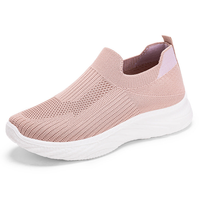 Damen Sportliche Slip-On Sneakers mit atmungsaktivem Mesh-Obermaterial R&B