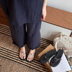 Damen Elegante Flip-Flops mit modischem Design und funkelndem Detail R&B