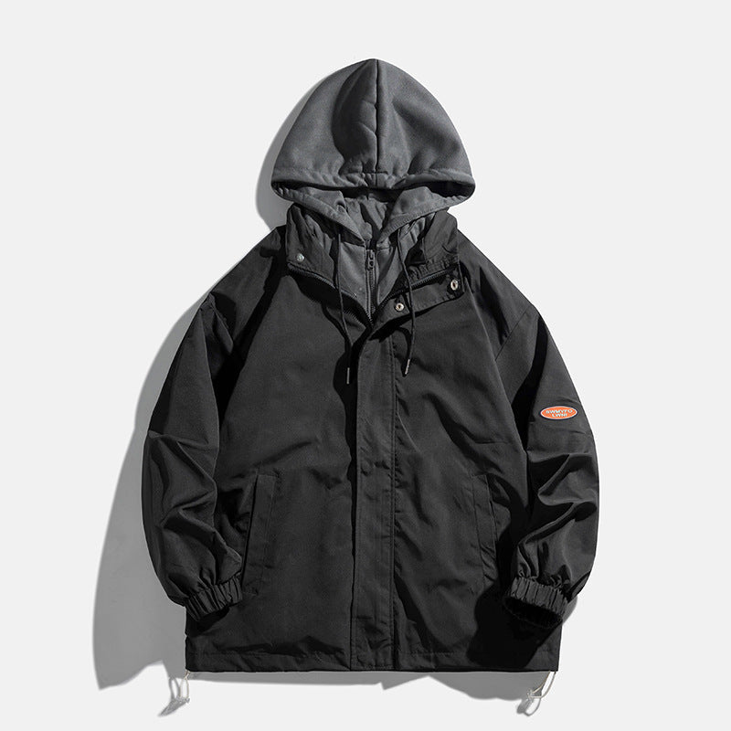 Unisex Übergangsjacke mit Kapuze und atmungsaktivem Innenfutter R&B