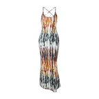 Damen Maxikleid mit schmalen Spaghetti-Trägern und komfortabler Passform EB