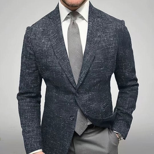 Herren modischer karierten Blazer mit hohem Tragekomfort und eleganten Details R&B