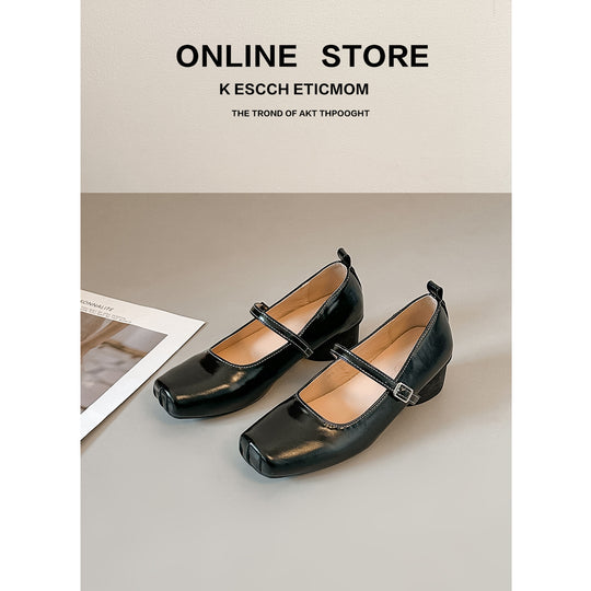 Damen Ballerina Schuhe mit elegantem Riemen und spitz zulaufendem Design R&B