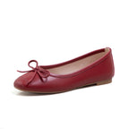 Damen Ballerinas mit dekorativem Schleifenakzent und rutschfester Sohle R&B