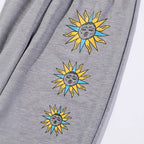 Damen Freizeithose mit buntem Grafikdesign R&B