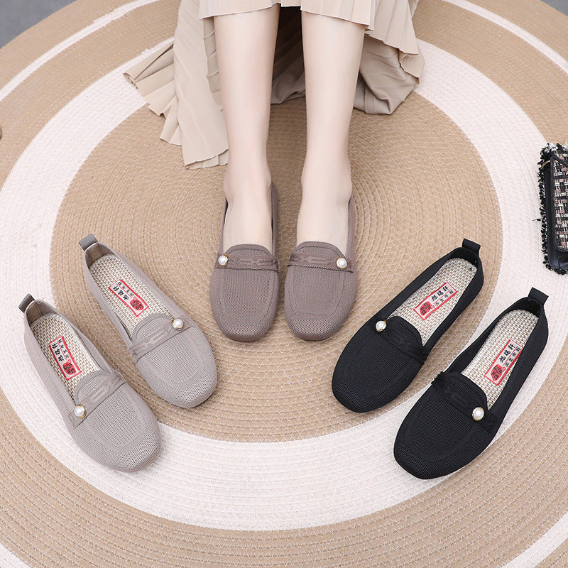 Damen Bequeme Slip-On Loafers mit modischem Detail R&B
