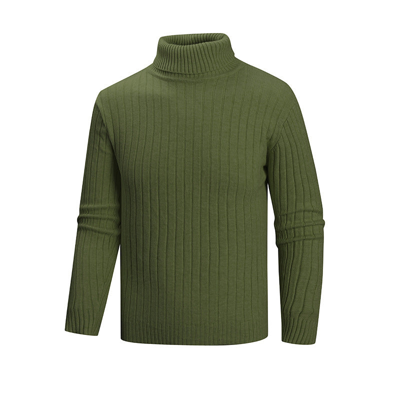 Herren Strickpullover mit Stehkragen R&B
