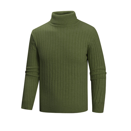 Herren Strickpullover mit Stehkragen R&B