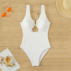 Damen Einteiliger Badeanzug mit raffiniertem Cut-Out und sportlichem Design R&B