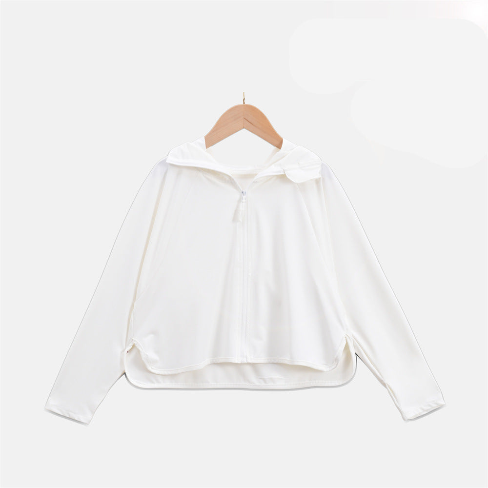 Damen Leichte UV-Schutzjacke mit Kapuze und atmungsaktiven Eigenschaften R&B