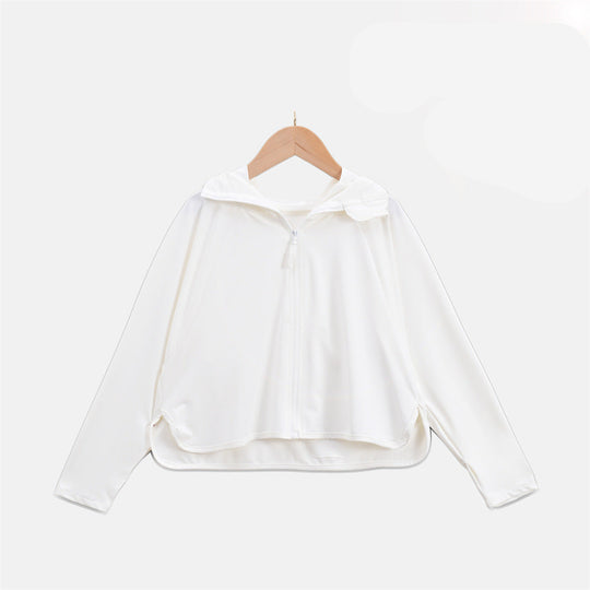 Damen Leichte UV-Schutzjacke mit Kapuze und atmungsaktiven Eigenschaften R&B