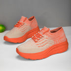 Damen Sportliche und atmungsaktive Sneakers mit elastischem Obermaterial