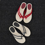 Damen Trendige Zehentrenner-Sandalen mit geflochtenem Riemendesign R&B