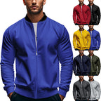Herren Sportliche Bomberjacke mit hochschließendem Kragen R&B