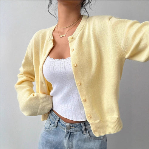 Damen Strickjacke im Oversized-Stil R&B