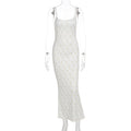 Damen Maxikleid mit floralem Muster und feinen Spaghettiträgern R&B