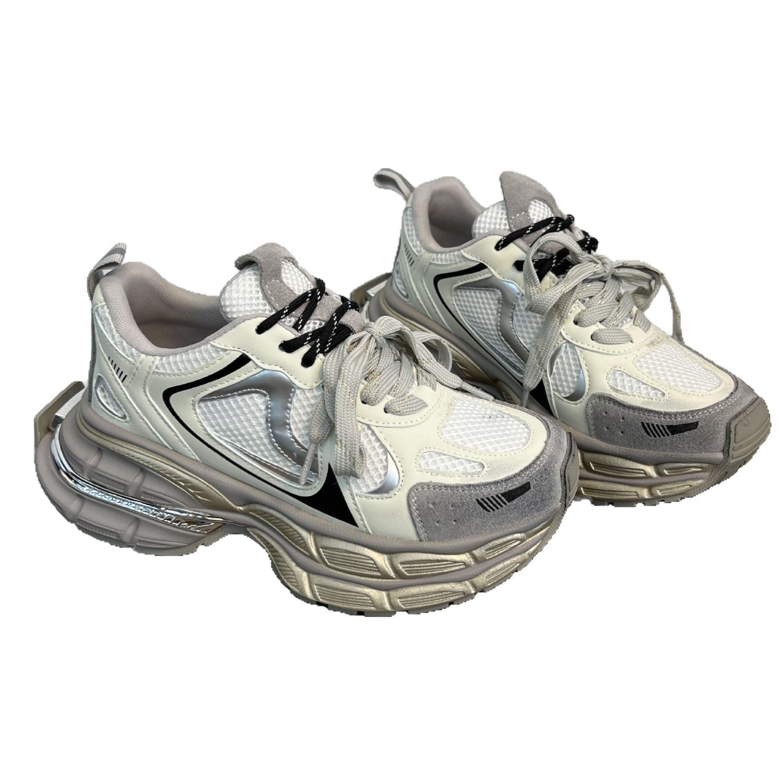 Damen Sportliche Sneakers mit atmungsaktiver Mesh-Oberfläche und stabiler Dämpfungstechnologie R&B
