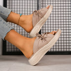 Damen Clogs mit angesagtem Schnürdesign und komfortabler Plateau-Sohle