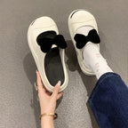 Damen Ballerinas mit elegantem Schleifen-Detail und rutschfester Sohle EB