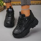 Damen sportliche Sneakers mit dämpfender Sohle und modischem Obermaterial R&B