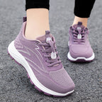 Damen Sportliche Fitness-Sneaker mit atmungsaktivem Obermaterial R&B