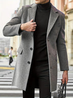 Herren Wollmantel modern
