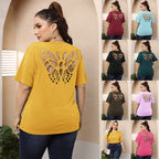 Damen modisches Basic T-Shirt R&B