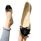 Damen Ballerinas mit elegantem Schleifenakzent und rutschfester Sohle R&B