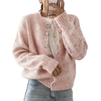 Damen Kuschelige Strickjacke R&B