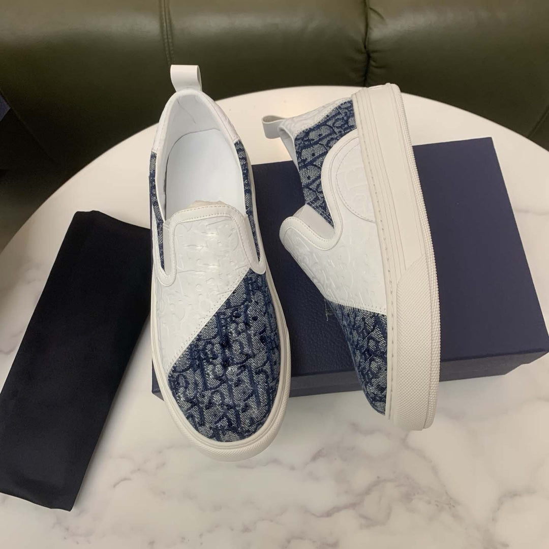 Damen Slip-On Sneakers mit eleganter Textur und komfortablem Fußbett R&B