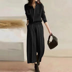 Damen elegante Culotte mit dekorativen Steppnähten R&B
