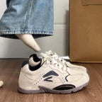 Damen Sneakers mit weich gepolstertem Wildleder-Obermaterial und rutschfester Sohle R&B