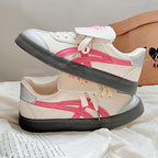 Damen Sportliche Sneakers mit einzigartigem Klappverschluss und modischem Design