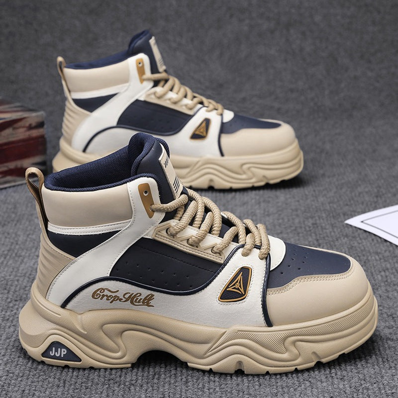 Damen Hohe Sneakers im urbanen Stil mit gepolsterter Sohle und atmungsaktivem Obermaterial R&B