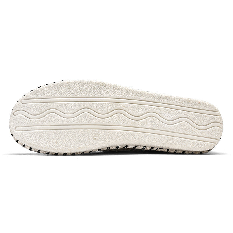 Damen Espadrilles-Sneaker mit exotischem Musterdruck und modischer Kordelsohle R&B