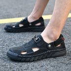 Herren Atmungsaktive Sandalen mit praktischem Klettverschluss R&B