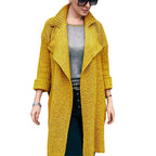 Damen oversized Strickmantel