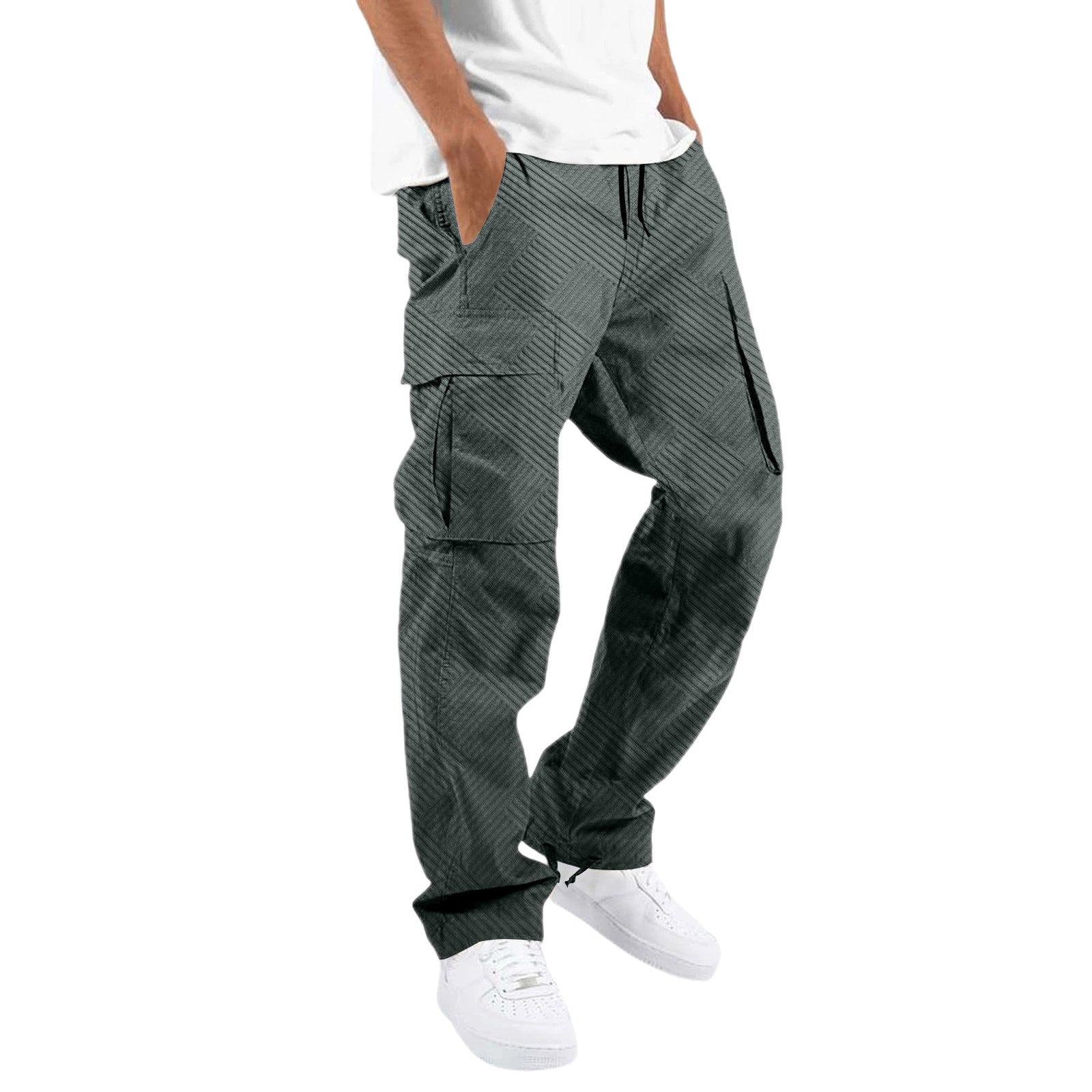 Herren Cargo-Hose mit praktischen Seitentaschen und lässigem Schnitt R&B