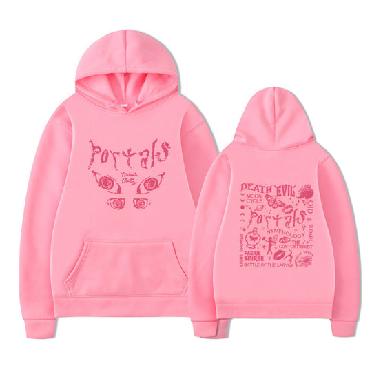 Damen Kapuzenpullover mit kreativem Motiv und bequemer Passform R&B