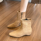 Damen modische Ankle-Stiefel mit elegantem Blockabsatz R&B