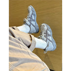 Damen sportliche Sneaker mit atmungsaktiver Mesh-Oberfläche R&B