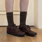 Damen modische Freizeitschuhe mit elegantem Schnürsystem